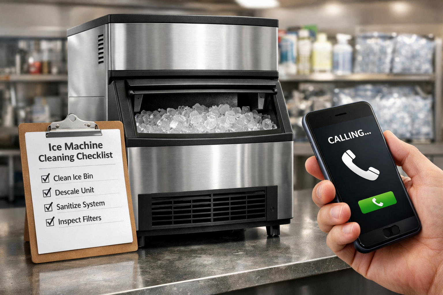 Commercial Ice machine cleaning pricing in Pinellas county